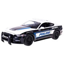 Miniatura Carro Ford Mustang Gt Police 2015 1/18 Preto Maisto 31397