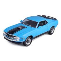Miniatura Carro Ford Mustang Mach 1 1/18 Azul Maisto 31453 Miniatura Carro Ford Mustang Mach 1 1/18 Azul Maisto 31453