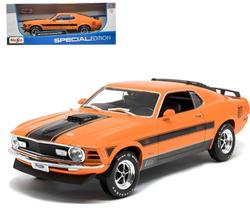 Miniatura Carro Ford Mustang Mach 1(1970)Laranja 1:18 Maisto Miniatura Carro Ford Mustang Mach 1(1970)Laranja 1:18 Maisto