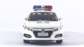 Miniatura carro honda accord 1:32 police