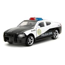 Miniatura Carro Jada 2006 Dodge Charger Policia Velozes 1:32 Miniatura Carro Jada 2006 Dodge Charger Policia Velozes 1:32