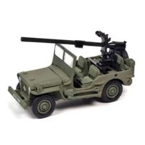 Miniatura Carro Jeep Willys WWII MB Godzilla 1/64 Johnny Lightning JHNJLSP314