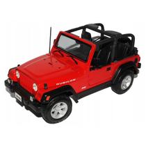 Miniatura Carro Jeep Wrangler Rubicon 1/18 Vermelho Maisto 31663