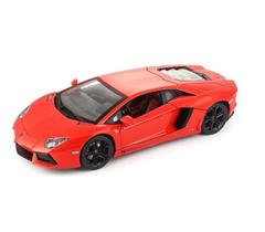 Miniatura Carro Lamborghini Aventador 1/18 Plus Laranja Bburago 11033