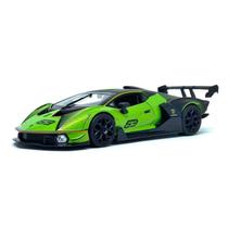Miniatura Carro Lamborghini Essenza Scv12 1/24 Verde E Preto Bburago 28017 Miniatura Carro Lamborghini Essenza Scv12 1/24 Verde E Preto Bburago 28017