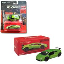 Miniatura Carro Lamborghini Huracan Verde Speed Icons