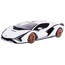 Miniatura Carro Lamborghini Sian Fkp 37 1/18 Branco Bburago 11046 Miniatura Carro Lamborghini Sian Fkp 37 1/18 Branco Bburago 11046