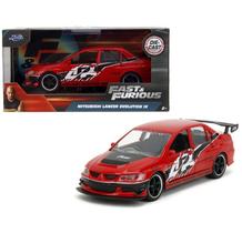Miniatura Carro Mitsubishi Lancer Evolution IX Vermelho Velozes e Furiosos Escala 1/32 Fast & Furious - Jada Die-Cast Miniatura Carro Mitsubishi Lancer Evolution IX Vermelho Velozes e Furiosos Escala 1/32 Fast & Furious - Jada Die-Cast