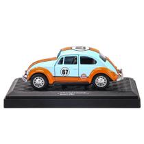 Miniatura Carro MSZ Volkswagen Fusca Gulf 1:36 Miniatura Carro MSZ Volkswagen Fusca Gulf 1:36