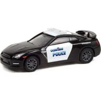 Miniatura Carro Nissan Gtr Polícia 2015 Hot Pursuit Série 38 1/64 Greenlight Gre42960