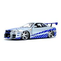 Miniatura Carro Nissan Skyline GT-R R34 Velozes e Furiosos 5 1/24 Jada Toys JAD97158