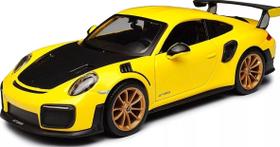 Miniatura Carro Porsche 911 GT2 RS - Amarelo - 1:24 - Maisto