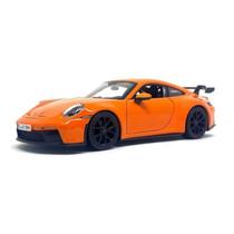 Miniatura Carro Porsche 911 Gt3 1/24 Laranja Bburago 21104 Miniatura Carro Porsche 911 Gt3 1/24 Laranja Bburago 21104