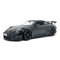 Miniatura Carro Porsche 911 Gt3 2022 1/18 Preto Maisto 31458 Miniatura Carro Porsche 911 Gt3 2022 1/18 Preto Maisto 31458