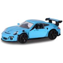 Miniatura Carro Porsche 911 Gt3 Rs 1/64 Azul Majorette
