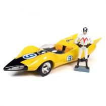 Miniatura Carro Shooting Star 9 Speed Racer C/Figura 1/18 Auto World Atwawss125