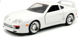 Miniatura Carro Toyota Supra Brian's (1995) Velozes e Furiosos - Branco - 1:32 - Jada Toys