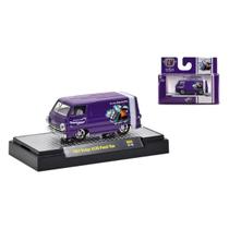 Miniatura Carro Van Dodge A100 Panel 1964 1/64 Roxo M2 Machines