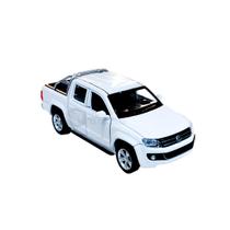 Miniatura Carro Volkswagen Amarok Branca Metal Fricção Abre Portas California Junior