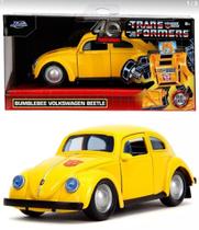 Miniatura Carro Volkswagen Beetle / Fusca - Bumblebee - 40 Anos Transformers - 1:32 - Jada Toys Miniatura Carro Volkswagen Beetle / Fusca - Bumblebee - 40 Anos Transformers - 1:32 - Jada Toys