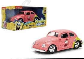 Miniatura Carro Volkswagen Fusca (1959) - Patrick - Bob Esponja - Die-Cast - 1:32 - Jada Toys