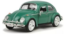 Miniatura Carro Volkswagen Fusca / Beetle - Verde - 1:24 - motormax Miniatura Carro Volkswagen Fusca / Beetle - Verde - 1:24 - motormax