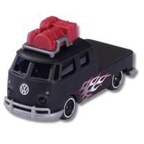 Miniatura Carro Volkswagen Kombi Pickup T1 1/64 Preto Majorette