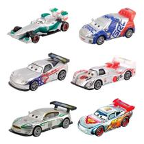 Miniatura Carros Disney Set Prata Diecast 2015 Coleção 6Cars Miniatura Carros Disney Set Prata Diecast 2015 Coleção 6Cars