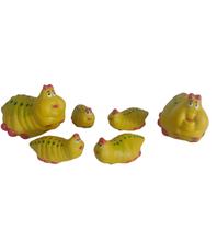Miniatura Casal de Centopéia com os Filhotes Decoração de Jardim Terrário Porcelana Miniatura Casal de Centopéia com os Filhotes Decoração de Jardim Terrário Porcelana