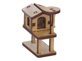 Miniatura Casinha Arranhador Para Gato A080