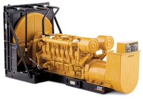 MINIATURA CATERPILLAR Conjunto de Gerador a Diesel 1/25