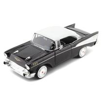 Miniatura Chevrolet Bel Air Black 1957 Escala 1/43 Lucky