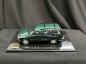 Miniatura Chevrolet Blazer 2nd Generation 2002 1:43 Ixo Verde-escuro Miniatura Chevrolet Blazer 2nd Generation 2002 1:43 Ixo Verde-escuro