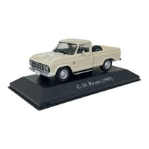 Miniatura Chevrolet C10 Creme 87 Série Ouro Edição 21 1:43 Miniatura Chevrolet C10 Creme 87 Série Ouro Edição 21 1:43
