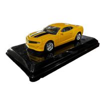 Miniatura Chevrolet Camaro Amarelo Metal 1:64 Miniatura Chevrolet Camaro Amarelo Metal 1:64