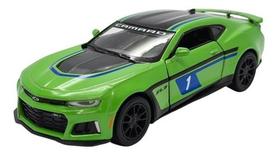 Miniatura Chevrolet Camaro Zl1 2017 Racing Verde Metal 1:38 Miniatura Chevrolet Camaro Zl1 2017 Racing Verde Metal 1:38