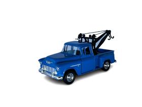 Miniatura Chevrolet Chevy Truck 1955 Guincho Azul 1:32