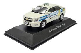 Miniatura Chevrolet Cobalt Taxi Carros De Serviço 1:43 Miniatura Chevrolet Cobalt Taxi Carros De Serviço 1:43