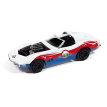 Miniatura Chevrolet Corvette 1969 - Atomic Bomb - Pop Culture - Johnny Lightning 1:64