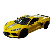 Miniatura Chevrolet Corvette C8 Livery Edition Amarelo 1:36