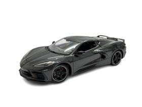 Miniatura Chevrolet Corvette C8 Stingray Cinza Maisto 1:18 Miniatura Chevrolet Corvette C8 Stingray Cinza Maisto 1:18