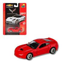 Miniatura Chevrolet Corvette Stingray 2017 Pneu De Borracha