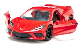 Miniatura Chevrolet Corvette Stingray Pneus Borracha 1/50