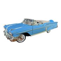 Miniatura Chevrolet Impala 1958 Azul Motormax 1:18 Miniatura Chevrolet Impala 1958 Azul Motormax 1:18