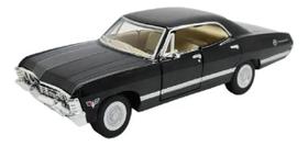 Miniatura Chevrolet Impala 1967 Kinsmart 1/43 Preto