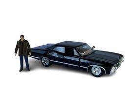 Miniatura Chevrolet Impala Supernatural C/boneco Jada 1:24