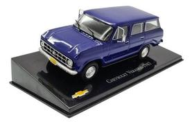 Miniatura Chevrolet Veraneio 1987 Azul Metal Escala 1:43