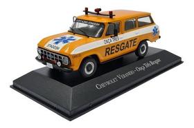 Miniatura Chevrolet Veraneio Onça Três Resgate Metal 1:43