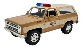 Miniatura Chevy Blazer Police Stranger Things Jada 1:24