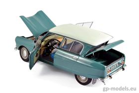 Miniatura Citroen AMI 6 1964 Escala 1/18 Verde Jade